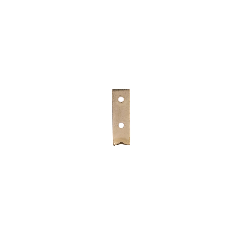 ProSource CB-S02-C4PS Corner Brace, 2 in L, 2 in W, 5/8 in H, Steel, Bright Brass, 1.8 mm Thick Material